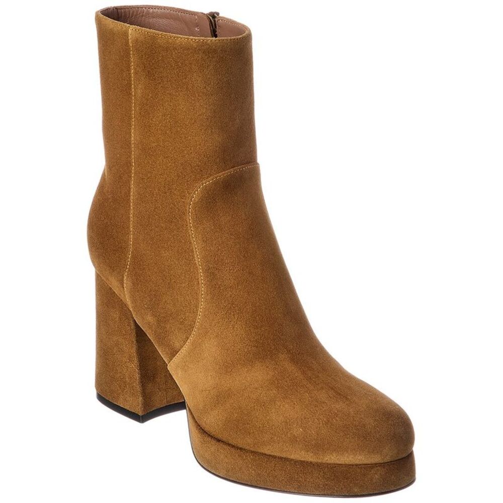 Valentino Fawcette 90 Suede Platform Boot, Brown